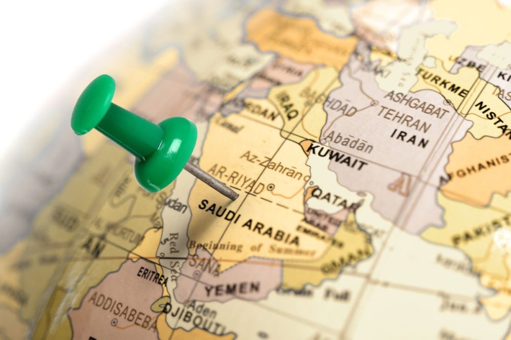 Centrarse en Arabia Saudita